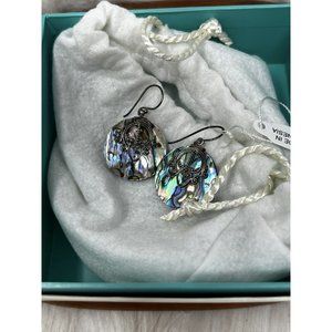 Suarti Artisan Crafted Sterling Round Abalone Doublet Earrings